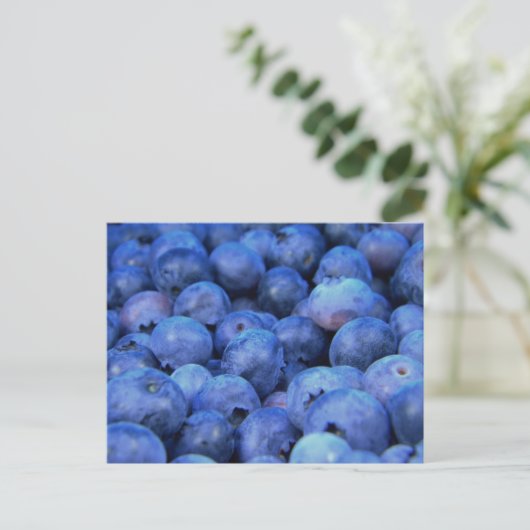 bosbes briefkaart (Staand voorkant)