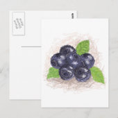 bosbes briefkaart (Voorkant / Achterkant)