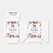 Bosbes en aardbei Dank u Bedankdoosjes (Uitgevouwen)