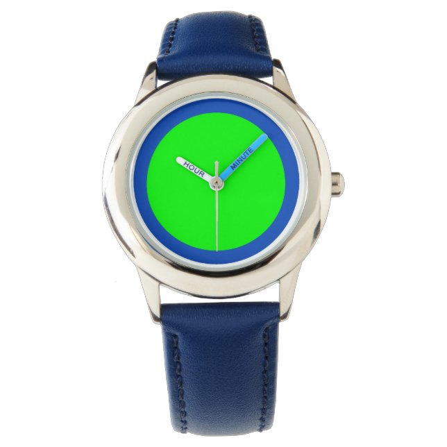 Bosbes en Limoen Horloge (Voorkant)