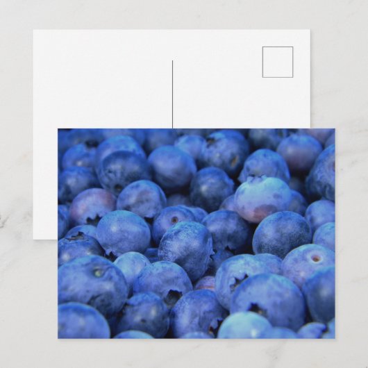 bosbes feestdagenkaart (Voorkant / Achterkant)