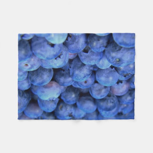 bosbes fleece deken (Voorkant (Horizontaal))