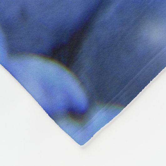 bosbes fleece deken (Hoek)