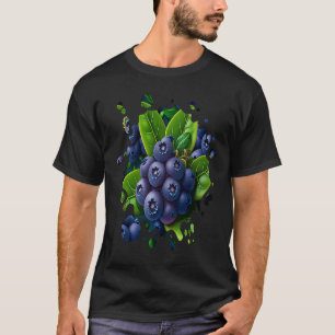 Bosbes Fruit Tuinieren Groenten Mannen Vrouwen T-shirt