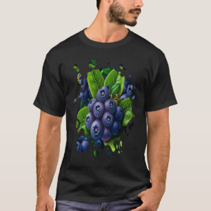 Bosbes Fruit Tuinieren Groenten Mannen Vrouwen T-shirt