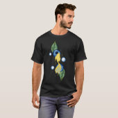 Bosbes gele vis t-shirt (Voorkant volledig)