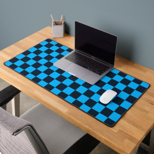 Bosbes geruit patroon bureaumat