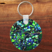 Bosbes - groene tint sleutelhanger (Voorkant)