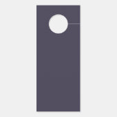 bosbes | Huwelijksgast niet storen Deurhanger (Achterkant)