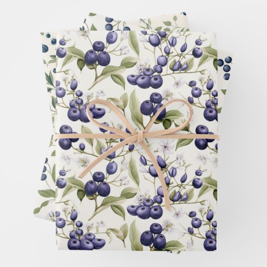 bosbes inpakpapier vel (In situ)