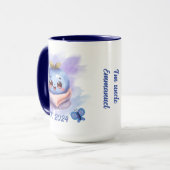 Bosbes Kabouter Baby Shower Oom Mok (Voorkant links)