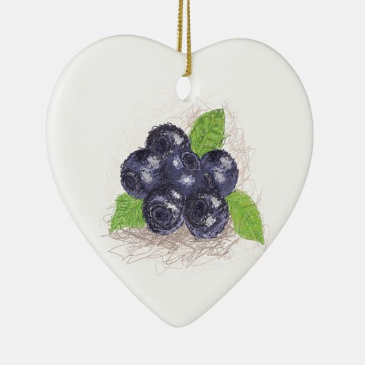 bosbes keramisch ornament (Rechts)