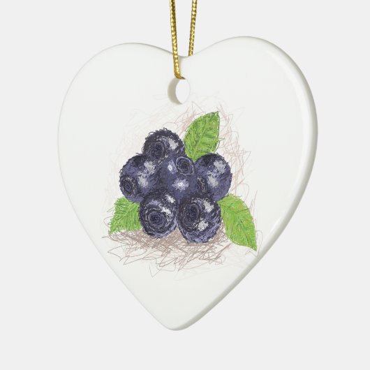 bosbes keramisch ornament (Links)