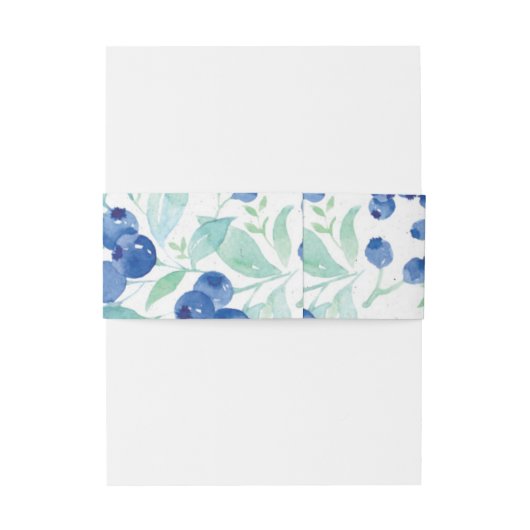 Bosbes Midsummer Landelijke Bruiloft Uitnodigingen Wikkel (Achterkant Voorbeeld)