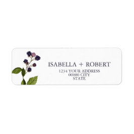 bosbes | Moderne botanische bruiloft Etiket