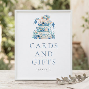 Bosbes Muis Bes Zoete Kaarten Cadeau Baby Borrel Poster