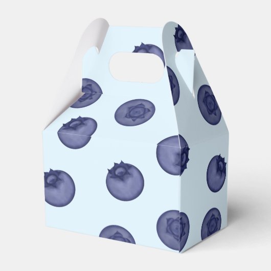 Bosbes natuurlijk. Rijpe smakelijke bosbessen op b Bedankdoosjes (Achterkant)