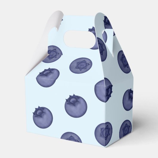 Bosbes natuurlijk. Rijpe smakelijke bosbessen op b Bedankdoosjes (Voorkant Zijde)