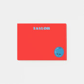 Bosbes op een rode achtergrond post-it® notes (Voorkant)