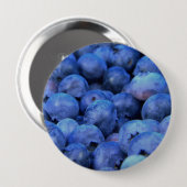 bosbes ronde button 4,0 cm (Voorkant /achterkant)