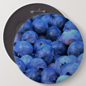 bosbes ronde button 6,0 cm (Voorkant /achterkant)