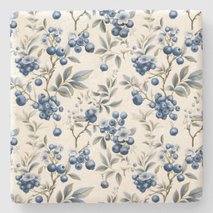 bosbes stenen onderzetter