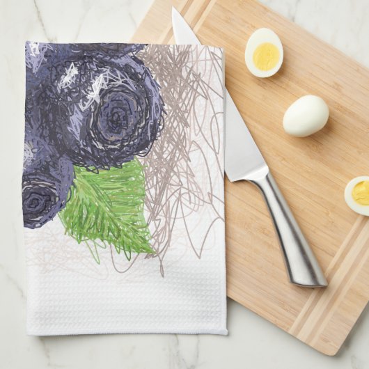 bosbes theedoek (Quarter Fold)