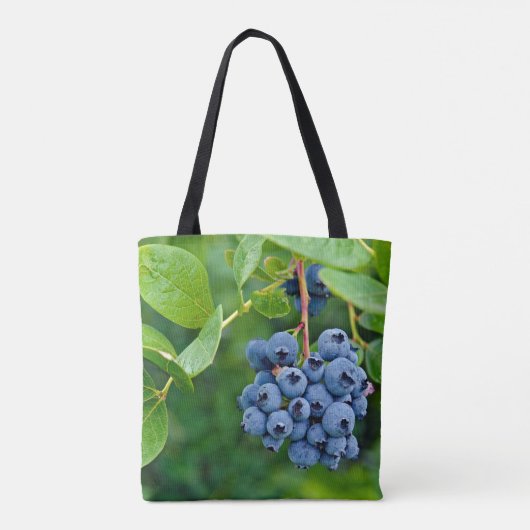 bosbes tote bag (Achterkant)