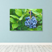bosbes tros op struik canvas afdruk (Insitu (Houten vloer))