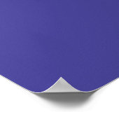 bosbes (vaste kleur) poster (Hoek)