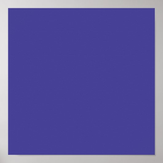 bosbes (vaste kleur) poster (Voorkant)