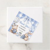 Bosbes verjaardagsfeestje met zoete waterverf bedankjes labels (In situ)