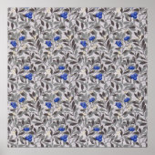 Bosbesboom, William Morris Poster (Voorkant)