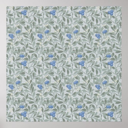 Bosbesboom, William Morris Poster (Voorkant)