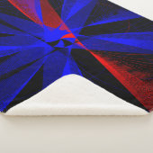 Bosbeskleur Abstract Sherpa Dekbed Deken (3/4)