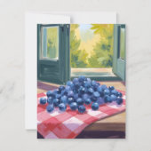 Bosbespluk Waterverf Schilderij Kaart (Voorkant)