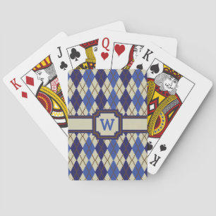 Bosbesscone Argyle Klassieke Speelkaarten