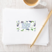 Bosbessen Aquarel Fruit Retouradres Etiket (Insitu)