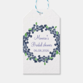 Bosbessen Bosbes Bruiloft Feest Cadeaulabel