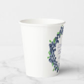 Bosbessen Bosbes Vruchten Bruidsmeisjesfeest Papieren Bekers (Rechts)