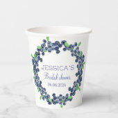 Bosbessen Bosbes Vruchten Bruidsmeisjesfeest Papieren Bekers (Voorkant)