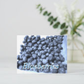 bosbessen briefkaart (Staand voorkant)