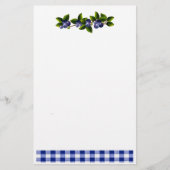 bosbessen briefpapier (Voorkant)