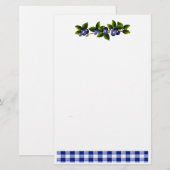 bosbessen briefpapier (Voorkant / Achterkant)