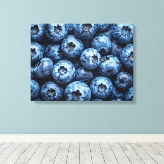 bosbessen canvas afdruk (Insitu (Houten vloer))