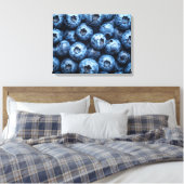bosbessen canvas afdruk (Insitu (Slaapkamer))