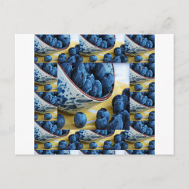 Bosbessen chef-koks gezonde dieet keuken salades briefkaart