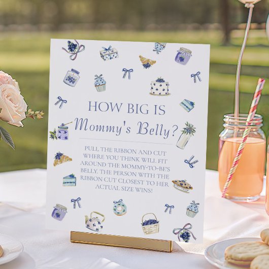Bosbessen dessert Hoe groot is mammies buik Poster