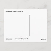 Bosbessen die ik heb gekend 18 briefkaart (Achterkant)