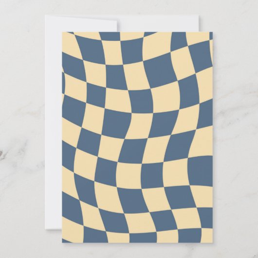  bosbessen eerste verjaardag Groovy Kaart (Achterkant)